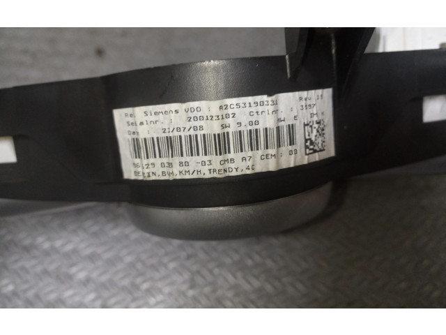 Přístrojová deska  Peugeot 207 2008 9662903880, A2C53190331  