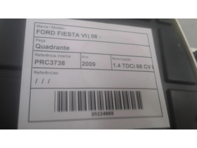 Панель приборов    Ford Fiesta       