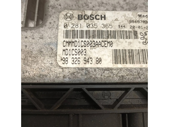 Řídící jednotka 9832694380, MD1CS003   Peugeot 308 2020