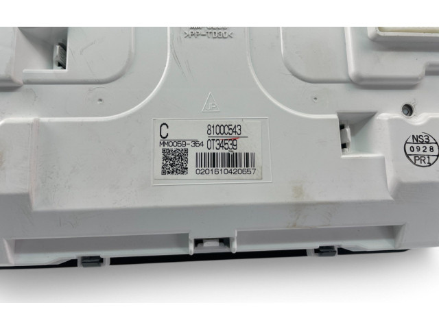 Přístrojová deska  Mitsubishi Outlander 2015 8100C543  