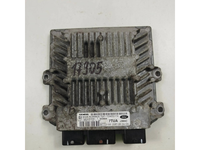 Блок управления двигателя 7S61-12A650-FA, 5WS40633A-T   Ford Focus