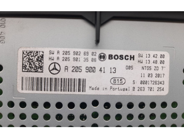 Дисплей    A2059004113   Mercedes-Benz C W205