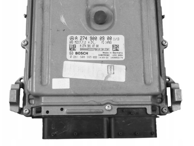 Řídící jednotka A2749000900, 0261S08395   Mercedes-Benz A W176 2012