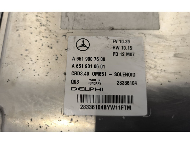 Řídící jednotka 6519009602   Mercedes-Benz A W176 2013