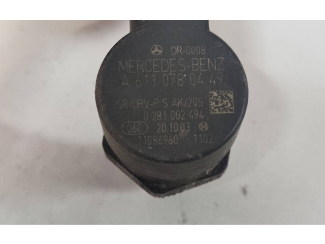 Vstřikovací lišta A6110780449, 11086960   Mercedes-Benz C W203    646963 