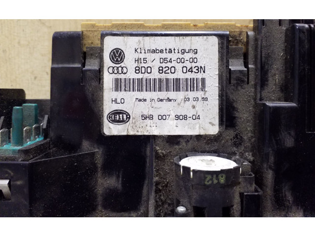 Блок управления климат-контролем 8D0820043N, 5HB00790804   Audi A4 S4 B5 8D