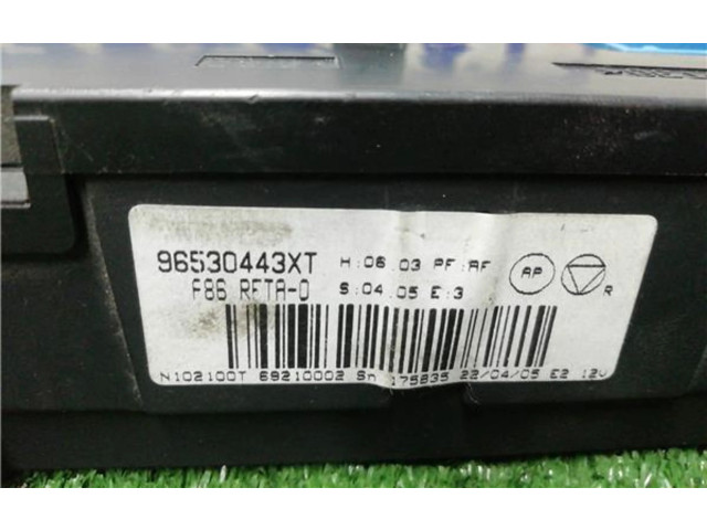 Блок управления климат-контролем 96530443XT, 96530443XT   Peugeot 1007