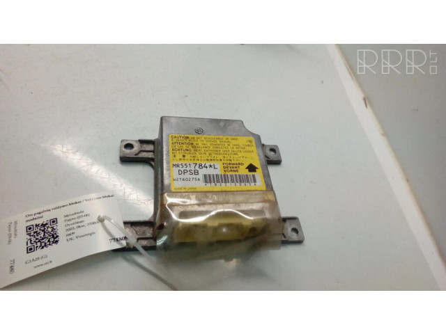 Блок подушек безопасности MR551784L, W2T60275A   Mitsubishi Pajero