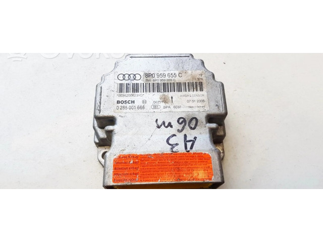 Блок подушек безопасности 8P0959655C, 0285001666   Audi A3 S3 8P