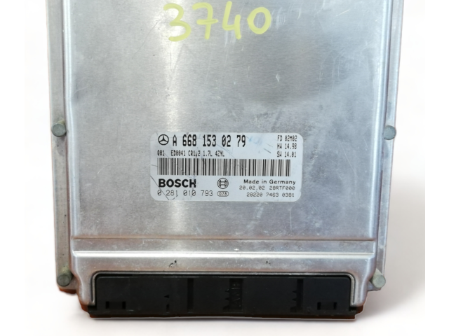 Řídící jednotka 0281010793, 0281010793   Mercedes-Benz A W168 2002
