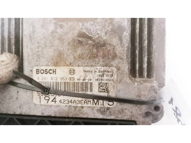 Řídící jednotka 55205064, 0281012963   Fiat Croma 2006
