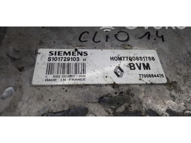 Řídící jednotka hom7700851758   Renault Clio I 1998