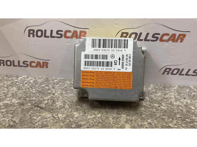 Блок подушек безопасности 0285001373, 0018209726   Mercedes-Benz C W203