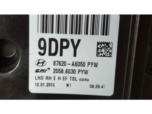 Zpětné zrcátko pravé Hyundai i30   87620A6050, RETROVISORDERECHO  