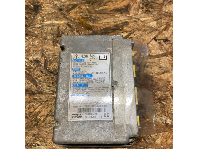 Блок подушек безопасности 77960SEFG822M1, 03M806R   Honda Accord