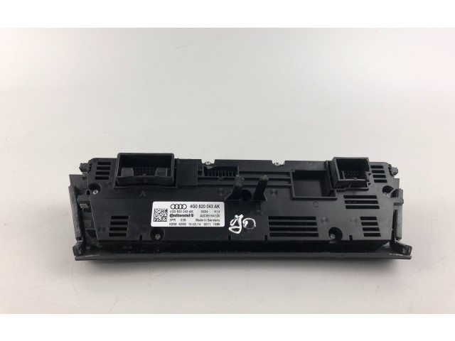 Блок управления климат-контролем 4G0820043AK   Audi A6 S6 C7 4G