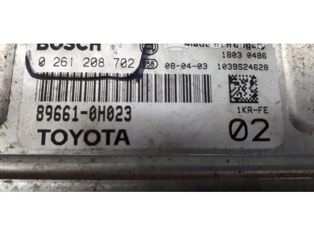 Блок управления двигателем ECU 0261208702   Peugeot 107