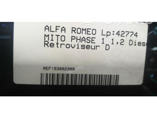 Зеркало электрическое        Alfa Romeo Mito   -  года   