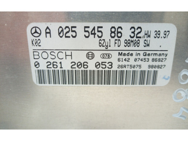 Řídící jednotka A0255458632, A0255458632   Mercedes-Benz ML AMG W164 1999