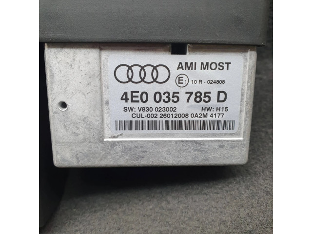 Блок управления 4E0035785D   Audi Q7 4L