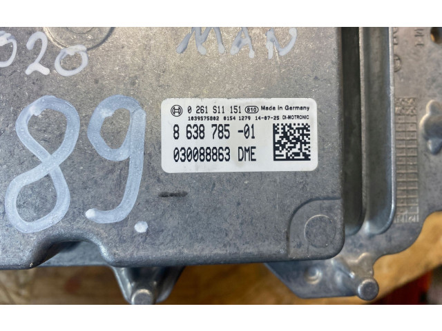 Řídící jednotka 8638785, 0261S11151   BMW 2 F45 2014