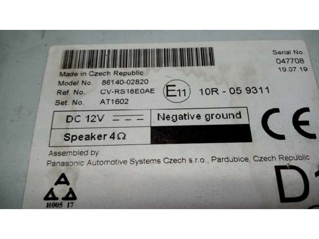 Дисплей    8614002820, NAVEGADOR   Toyota Corolla E160 E170