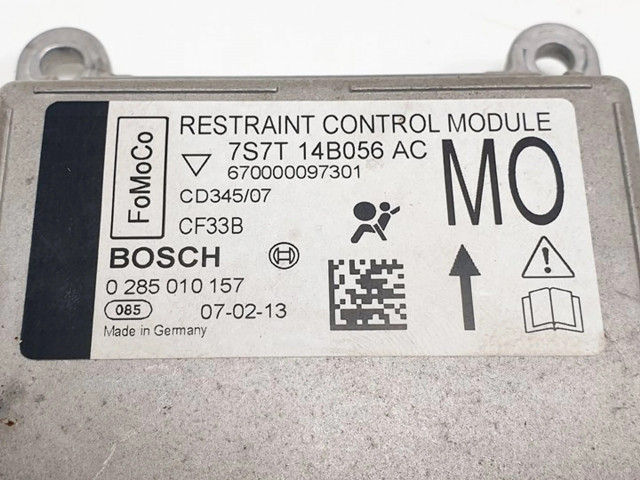 Блок подушек безопасности 0285010157, 7S7T14B056AC   Ford Mondeo MK IV