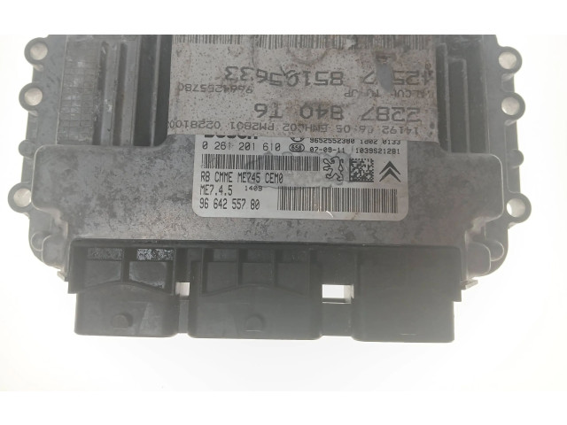 Řídící jednotka 0261201610, 9664255780   Peugeot 307 CC 2007