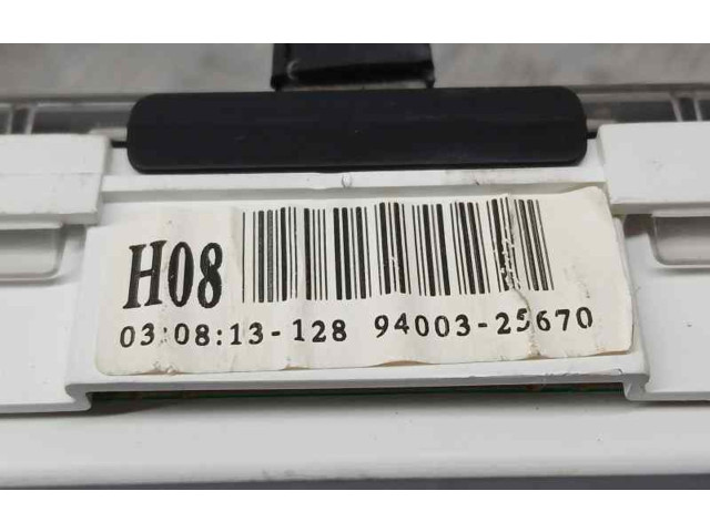 Přístrojová deska  Hyundai Accent 2002 9400325670  