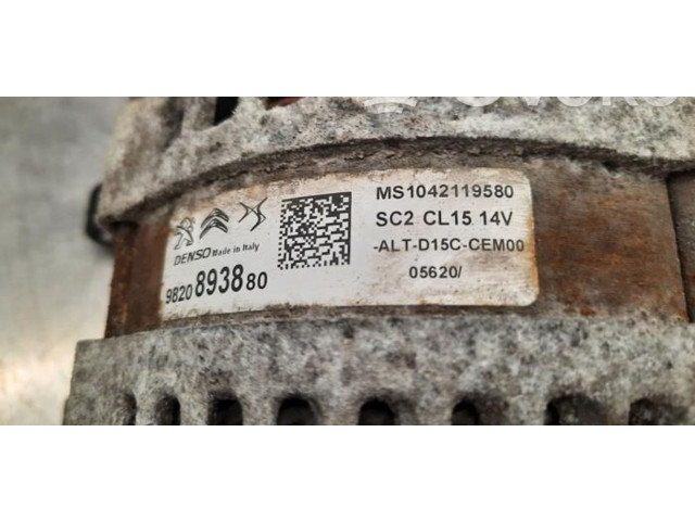 Генератор 9820893880   Peugeot Traveller      