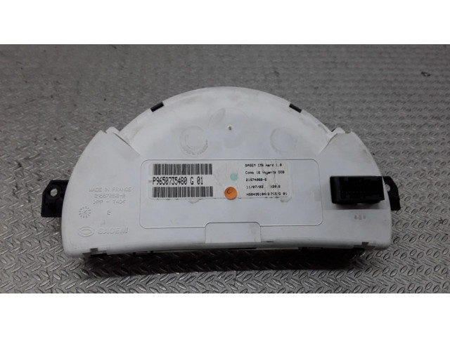 Панель приборов P9650735480G   Citroen C3       