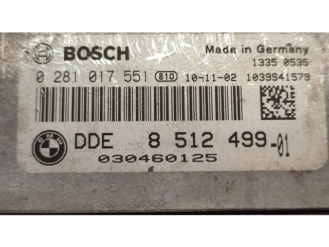 Řídící jednotka 8512499, 13618512499   BMW X1 E84 2010