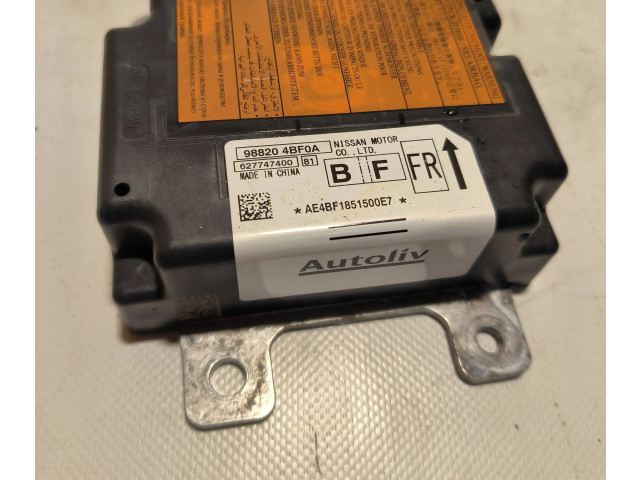 Блок подушек безопасности 988204BF0A, 627747400   Nissan X-Trail T32