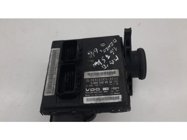 Řídící jednotka A0265450532   Mercedes-Benz A W169 2009