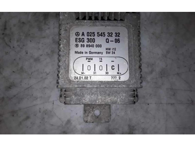 Řídící jednotka A0255453232   Mercedes-Benz A W168 