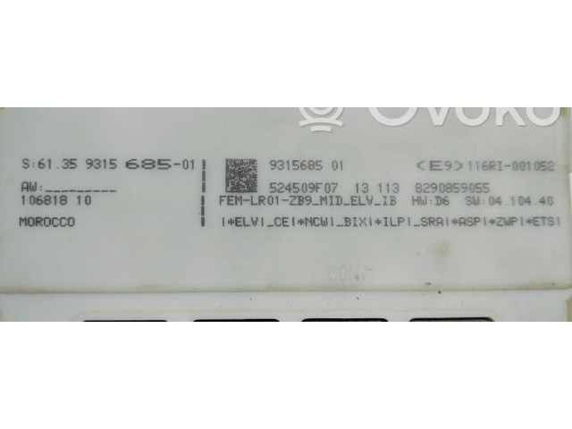   Pojistková skříňka 61359315685   BMW 1 F20 F21 2015