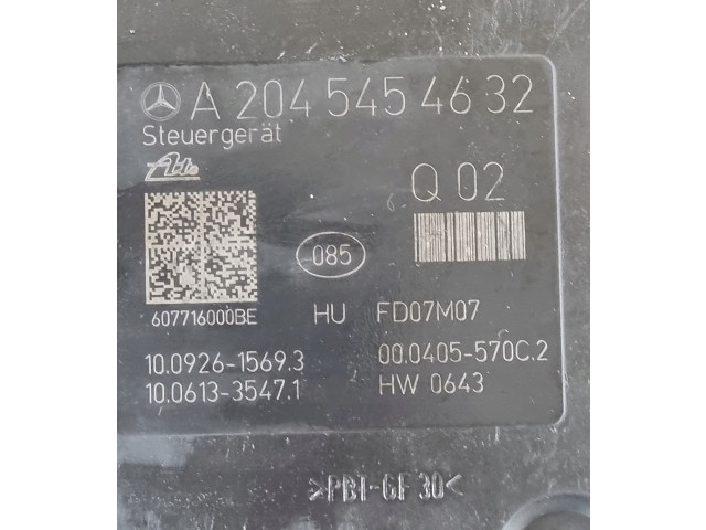 Jednotka ABS A0064312512, A2045454632   Mercedes-Benz C W204 2010