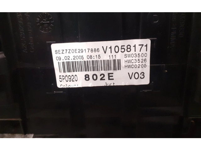 Přístrojová deska  Seat Toledo III (5P)  5P0920802E  