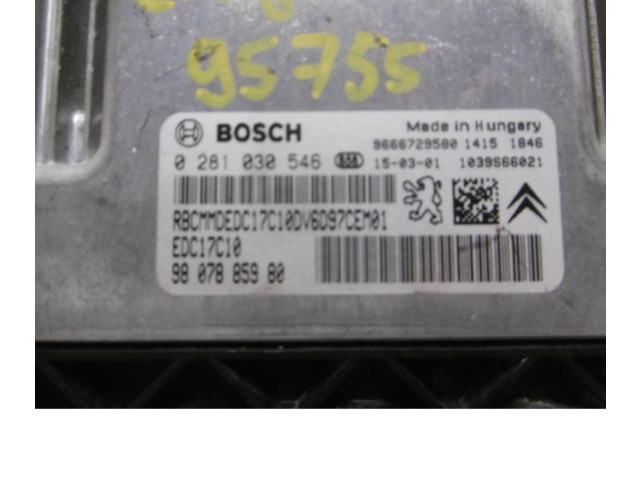 Řídící jednotka 1610190180, 1610190180   Peugeot 2008 I 2015