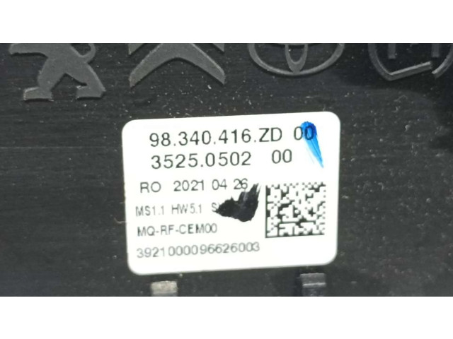 Блок управления климат-контролем 98340416ZD   Citroen Jumpy
