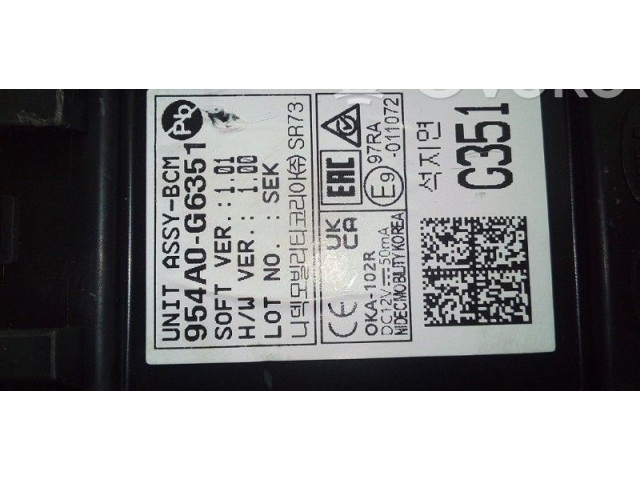 Блок управления 954A0G6351, 954A0G6351   KIA Picanto