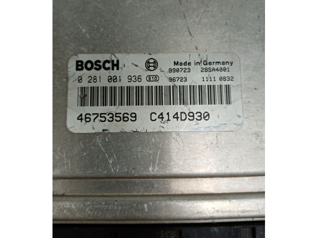 Řídící jednotka 0281001936, 28SA4001BOSCH   Alfa Romeo 145 - 146 1994