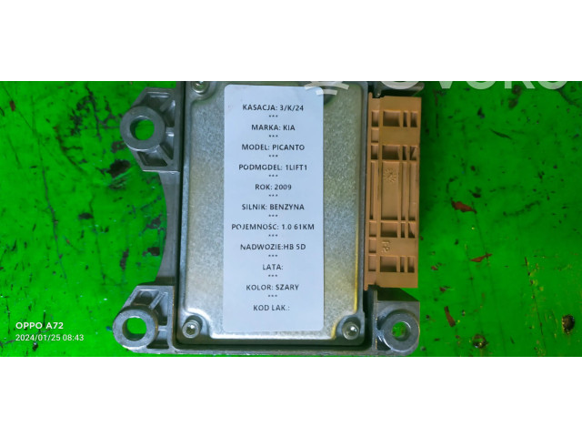 Блок подушек безопасности 9591007620   KIA Picanto