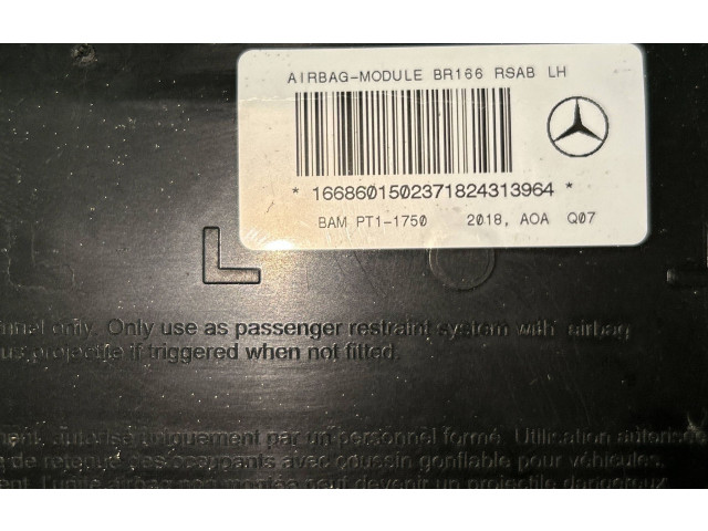 Подушка безопасности пассажира 1668601502   Mercedes-Benz GLS X166