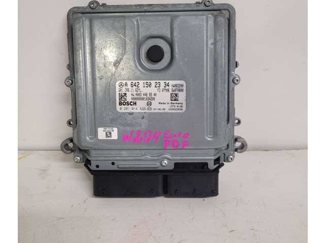 Řídící jednotka A6421502334, 0281014429   Mercedes-Benz C W204 2008