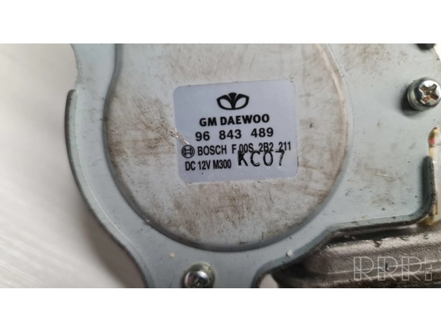 Моторчик заднего дворника 96843489, F00S2B2211    Chevrolet Spark