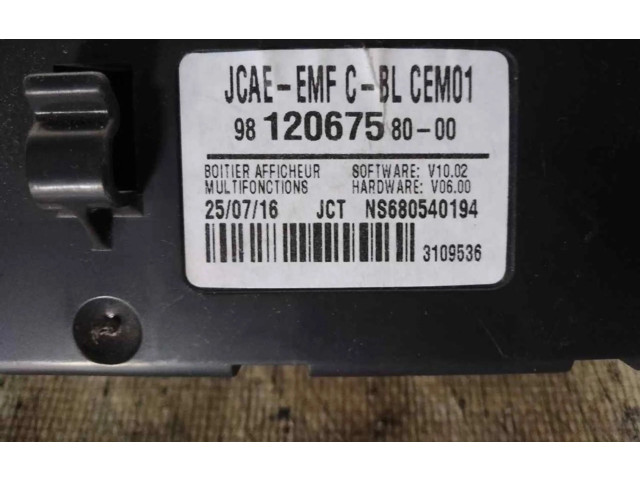 Дисплей    9812067580, 9812067580   Peugeot Expert