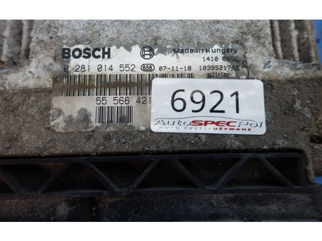 Řídící jednotka 55566421, 0281014552   Saab 9-3 Ver2 2010