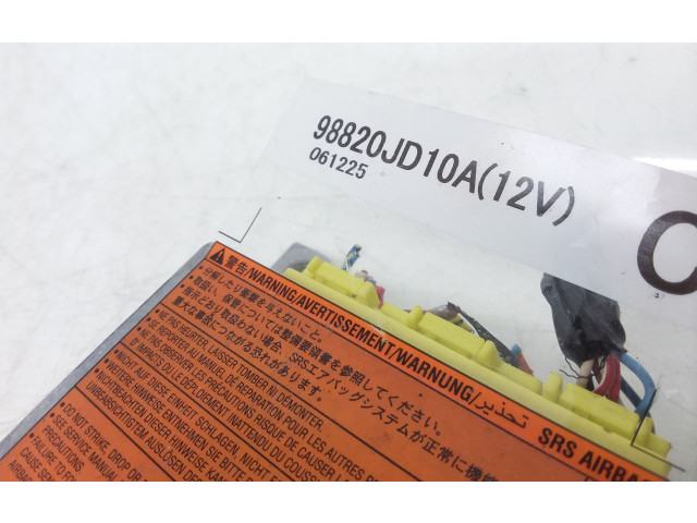 Блок подушек безопасности 98820JD10A   Nissan Qashqai