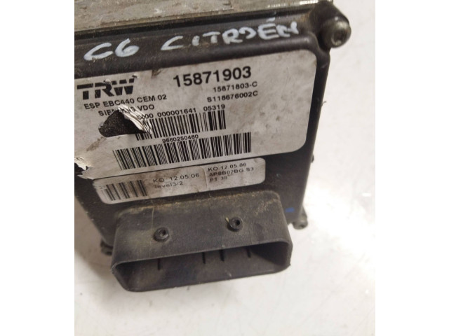 Jednotka ABS 15871903   Citroen C6 2009